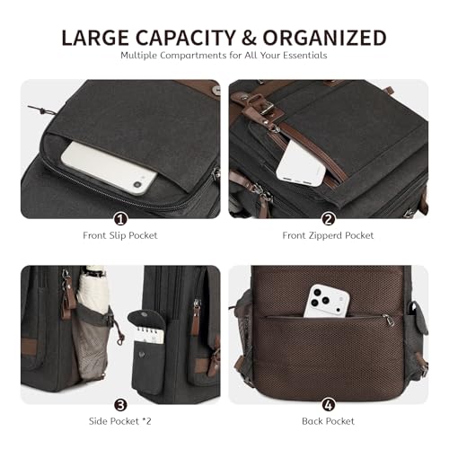 mygreen Canvas Cross Body Messenger Bag Shoulder Sling Backpack Travel Rucksack - color: Grey Xl-convertible
