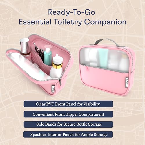 Shacke 8 Set Packing Cubes for Travel, Shoe & Toiletry Bags (Summer Pink) - color: 8 Set - Summer Pink, size: Set of 8