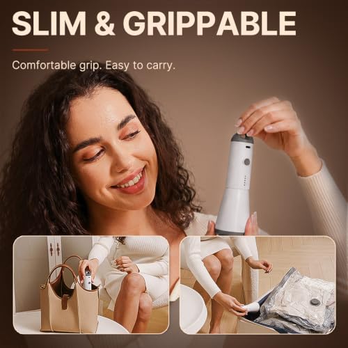 Vacbird Travel Vacuum Bags with Rechargeable Pump, Carry-On Space Saver - size: 18 Combo Travel Size