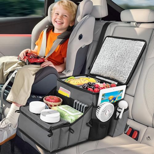 COOLBEBE Car Seat Organizer, Backseat Car Organizer, Grey - color: Grey