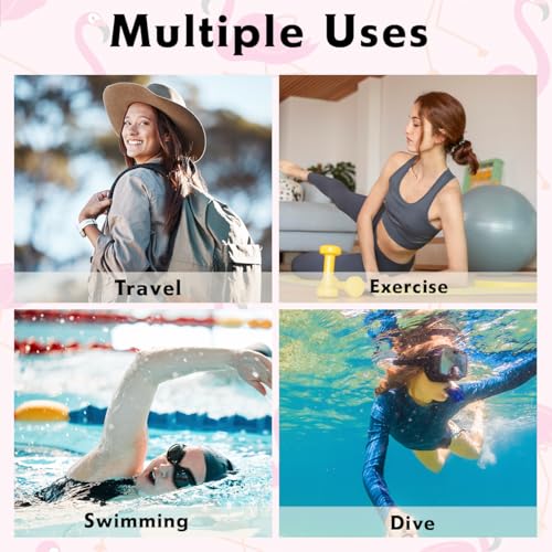 Pink Flamingo Wet Bags, Flamingo Gifts Waterproof Travel Laundry Bags - color: Pink Flamingo