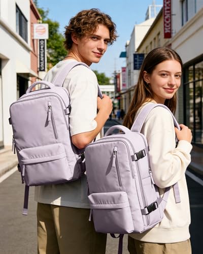 Vacuum Travel Backpack With Pump Compression Personal Item TSA Carry on - color: A30-lotuspink, size: Large