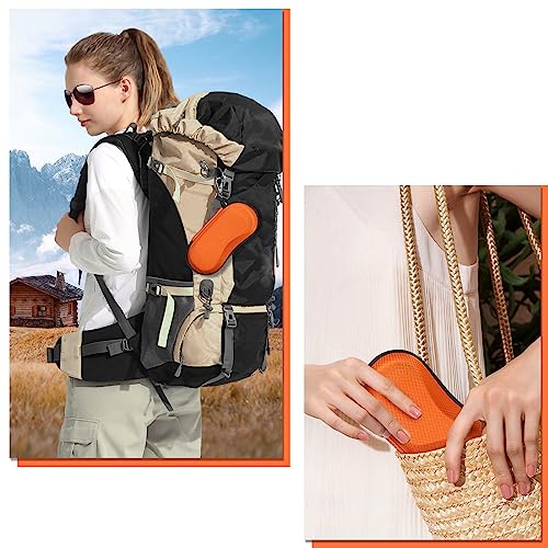 FINTIE Sunglasses Case, Hard EVA Shell Shockproof Sport Glasses Case - color: Orange