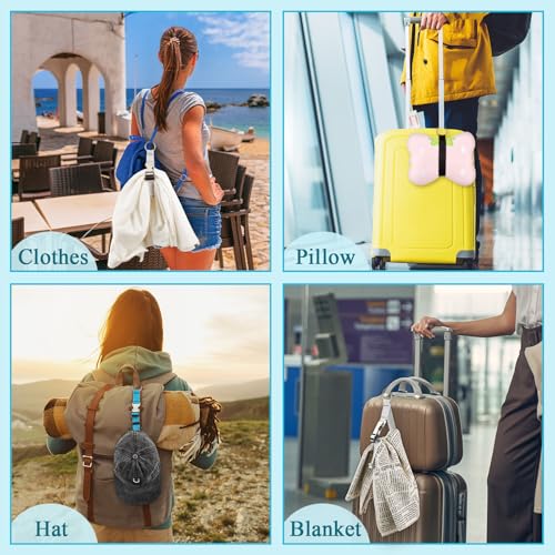 3 Pcs Add a Bag Luggage Straps for Suitcases, Connector Straps - color: Black, Blue and Grey