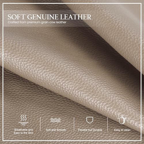 befen Genuine Leather Anti Theft Small Crossbody Sling Bags for Women - color: Taupe