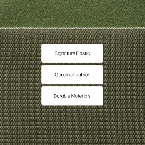 Thread Wallets Ultra Slim Minimalist Leather Card Holder Wallet (Olive) - color: Olive