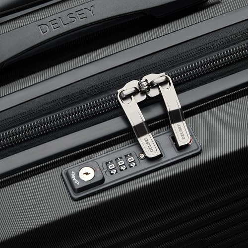 DELSEY PARIS Cruise 3.0, Underseat Carry-On Hardside Luggage, Black - color: Black, size: Underseater