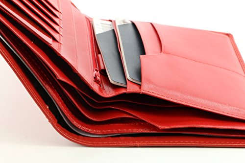 Genuine Sheep Leather Smart Family Size Passport Travel Wallet/Holder - (So Good) - color: So Good