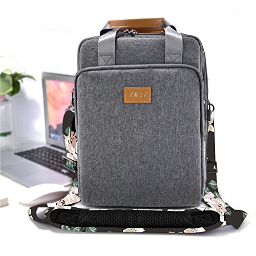 Shoulder Strap 58" Ultra-Thick Fixed Padded and Adjustable Buckles Crossbody Strap for Briefcase Laptop Bag Luggage - color: Black Rose