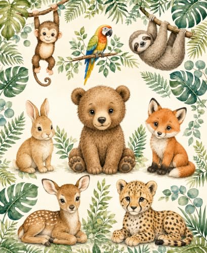 Animal Blanket 50"X60" - color: Animal, size: 50"x60"