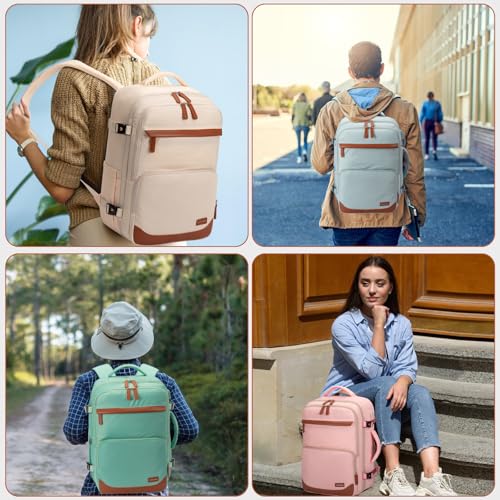 40L Travel Backpack, Flight Approved Carry On Laptop Backpack - color: Blue, size: Large