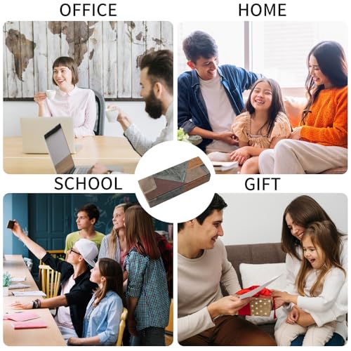 PERFECTSIGHT 3 Pack Hard Shell Eyeglasses Case, PU Leather Protective Glasses Case, Cute Eyeglass Case for Women Men Girls - color: Collage
