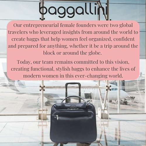 Baggallini Women's 2 Wheel Tote - color: French Navy