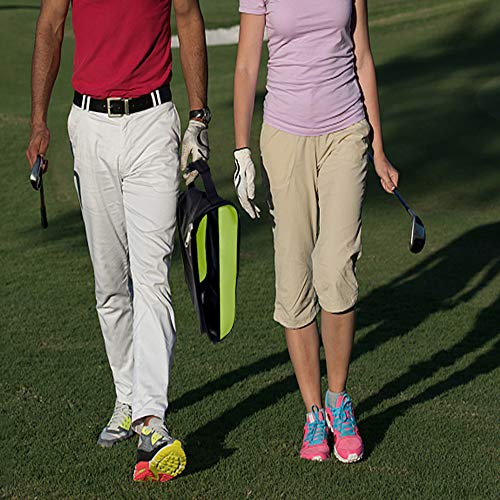 Outdoor Golf Shoes Bags Travel Mesh Zippered Sport Shoe Bag Green - color: Green