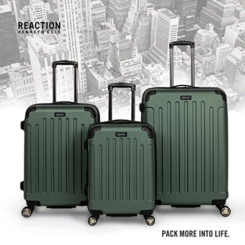 Kenneth Cole REACTION Renegade Luggage Expandable 8-Wheel Spinner Lightweight Hardside Suitcase, Cilantro, 20-inch Carry On - color: Cilantro, size: 20-Inch Carry On