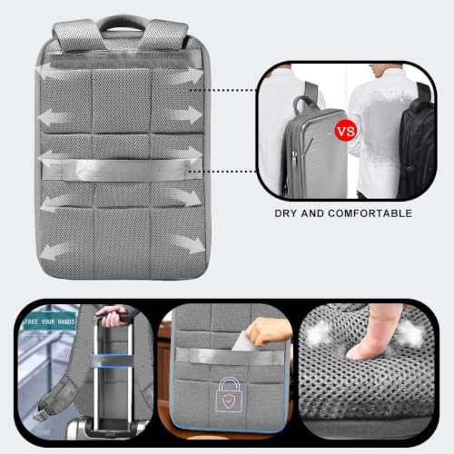 ZINZ Protective Laptop Backpack Expandable Daypack,G01Y01 - color: G01y01
