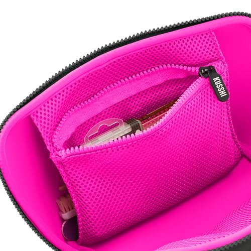 KUSSHI Neoprene Makeup Bag (Black/Pink) - color: Black/Pink
