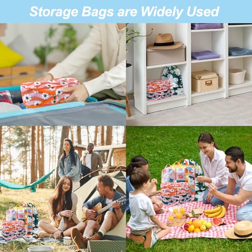 Colored Flower Compression Packing Cube Kit 7 Piece - color: Black-3