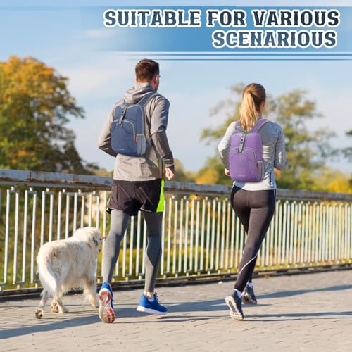 ZOMAKE Lightweight Packable Backpack, 10L Small Foldable Daypack for Hiking - color: Navy Blue A4, size: 10L
