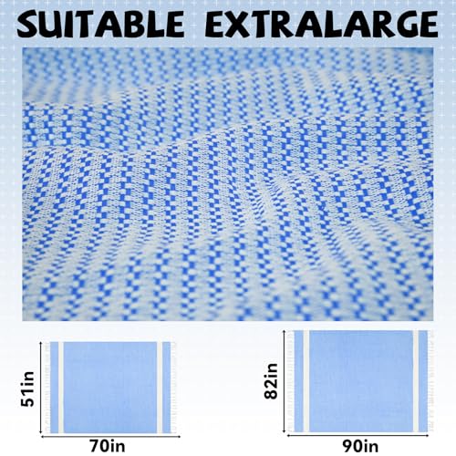 Lightweight Woven Throw Blanket Large Soft Travel Essentials Airplane Accessories Long Flight Necessities Airport Must Haves Plane International Flying Stuff Airline Items Oversea Umrah Need Purple