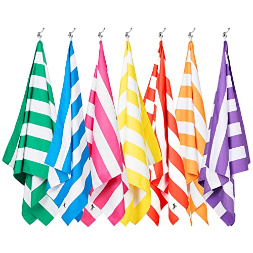 Dock & Bay Quick Dry Beach Towel - Cabana - Cancun Green - Large - color: Cabana - Cancun Green, size: Large (160x90cm, 63x35")