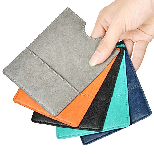 XEYOU Passport Holder Sleeve Case Travel Passport Pouch Wallet - color: Orange