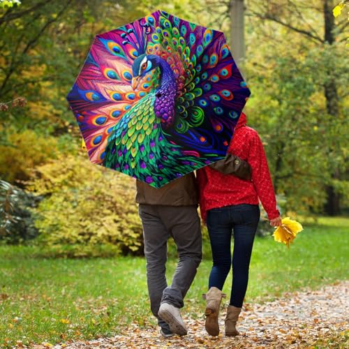 Folding Umbrella, Automatic Small Compact, Sun & Rain - color: MT62