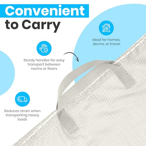 Handy Laundry Mesh XL Laundry Bag 24"x36" with Shoulder Strap, Grey - color: Grey, size: 1-Pack