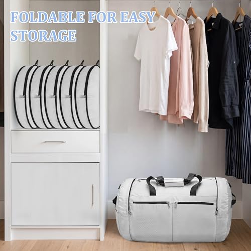 VS VOGSHOW 여행용 80L/120L 대형 더플 백, 회색., 캐주얼 - color: 회색., size: 80L