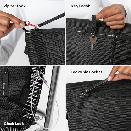 Sherpani Vale, Anti-Theft Crossbody Tote for Women - color: Black