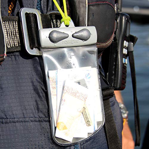 Aquapac Keymaster – Waterproof Stash Case for Keys, Cards & Cash, Grey - color: Grey, size: Keymaster