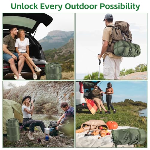 Compression Sack, Ultralight Portable Stuff Sack for Sleeping Bag - size: Small