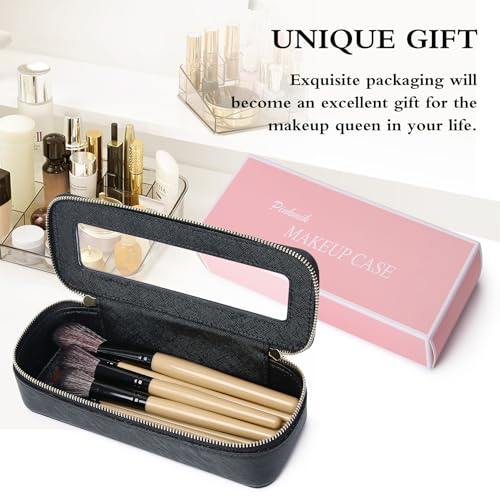 Pinkmik Makeup Brush Case, Black, SLIM - color: B/Black, size: SLIM