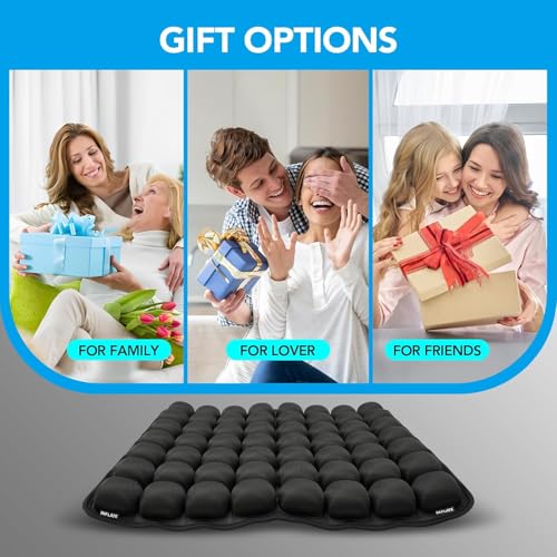 Travel Cushion for Airplane, Inflatable Seat Cushion 18 X16''