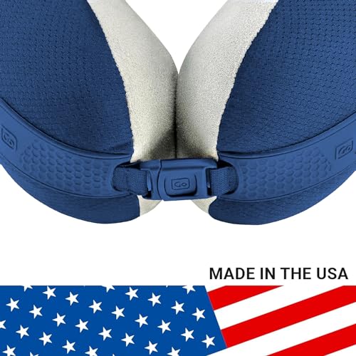 Go Travel American Dreamer, Deluxe Travel Pillow, Memory Foam Neck Pillow - color: Dark Blue
