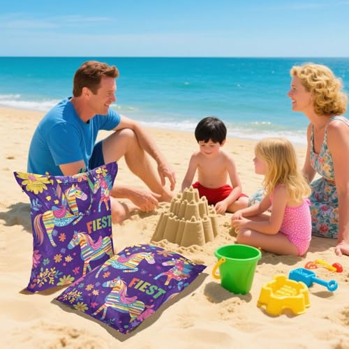 Travel Laundry Bags 2 PC Wet Dry Bag with Handle Dirty Clothes Organizer for Swimsuits Beach Camping Waterproof Washable Purple Fiesta Flowers and Flowers - color: Purple Fiesta Flowers and Flowers