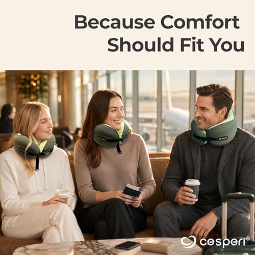 Ergonomic Travel Neck Pillow for Airplanes & Cars, Small - size: Small (Neck Size: 11.5"-12.5")
