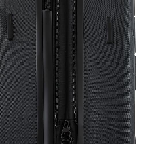 Wrangler ATG Trailway Expandable Hardside Luggage, Jet Black, 22" Carry-On - color: Jet Black