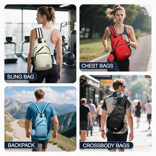 Small Sling Bag with Coin Pocket Fits for 11" Tablet, Black - color: Black, size: Large