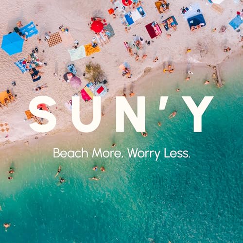 SUN'Y Waffle Microfiber Beach Towel, Sand Free, Quick Dry - Natural Sand - color: Natural Sand