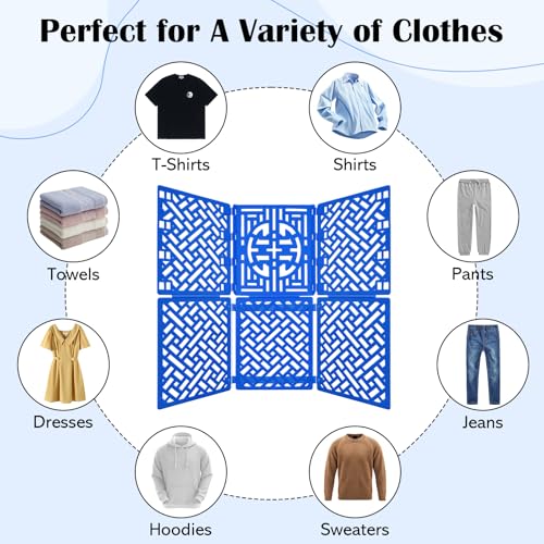 Geniusidea T Shirt Folder Board Clothes Folding Tool for Laundry Organizer
