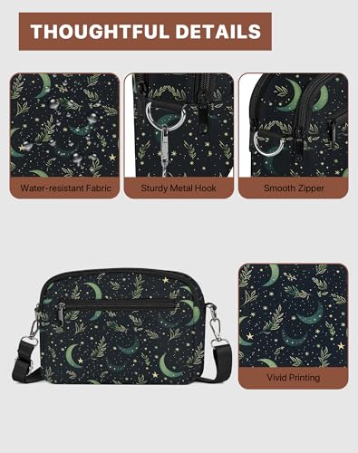 Small Crossbody Bags for Women Travel Purse Lightweight Cross body Purse Waterproof Shoulder Handbag with Adjustable Strap - color: Turquoise