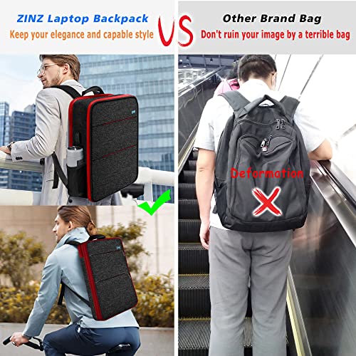 ZINZ Slim & Expandable Laptop Backpack 15 15.6 16 Inch, B01RD01 - color: B01rd01, size: 15"-16"