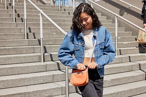 Haiku Lark RFID Blocking Zippered Crossbody Travel Bag - color: Rustic Clay
