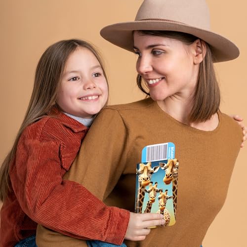 Family Passport Holder RFID,Giraffe - color: Giraffe