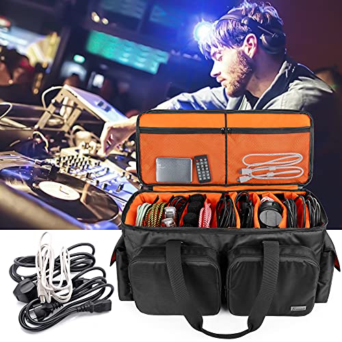 Trunab DJ Cable File Bag with Detachable Padded Bottom and Dividers