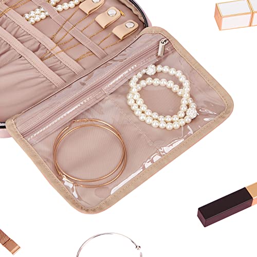 BELALIFE Travel Jewelry Organizer - color: Pink