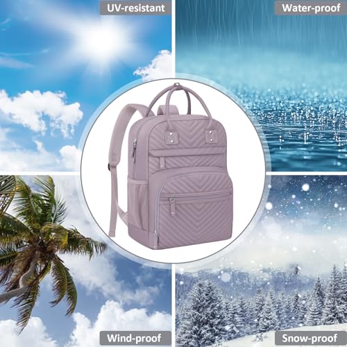 Tenot Diaper Bag Backpack for Women with Insulated Pockets Purple - color: Purple, style: Standard