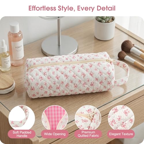Hollow Bow Hair Tools Bag Compatible with Dyson Airwrap Shark FlexStyle - color: Hollow Bow Pattern
