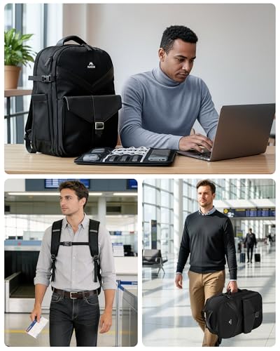 MATEIN CLASSIC Underseat Personal Item Backpack for Airlines 18x14x8 inches